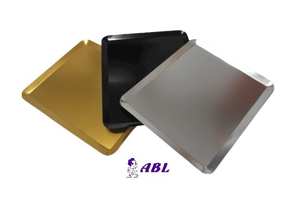 BANDEJA ALUMINIO ANODIZADO PLATA 40X30CM EN CHAPA 1,2mm