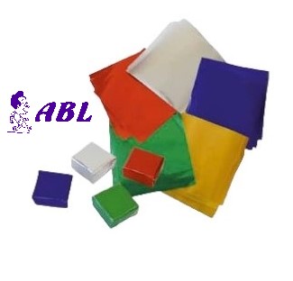 FORMATO PAPEL METALIZADO 10X10CM (1 KG) COLOR