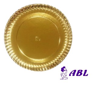 PLATO CARTON ORO 21CM (€/PAQUETE 100 UDS)